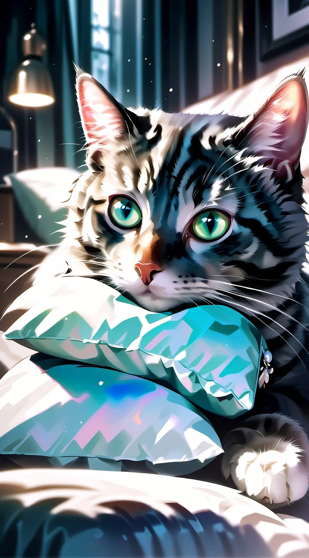 ai character: Pixel background