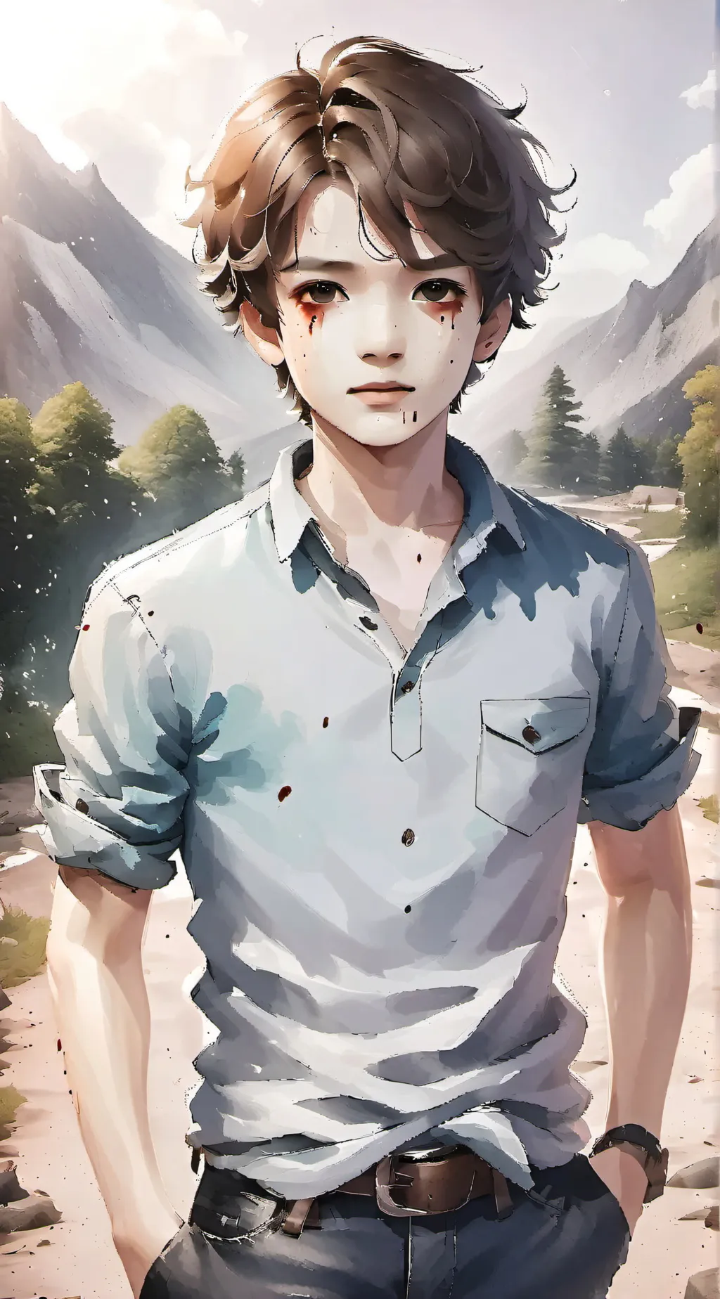 ai character: Andrew background