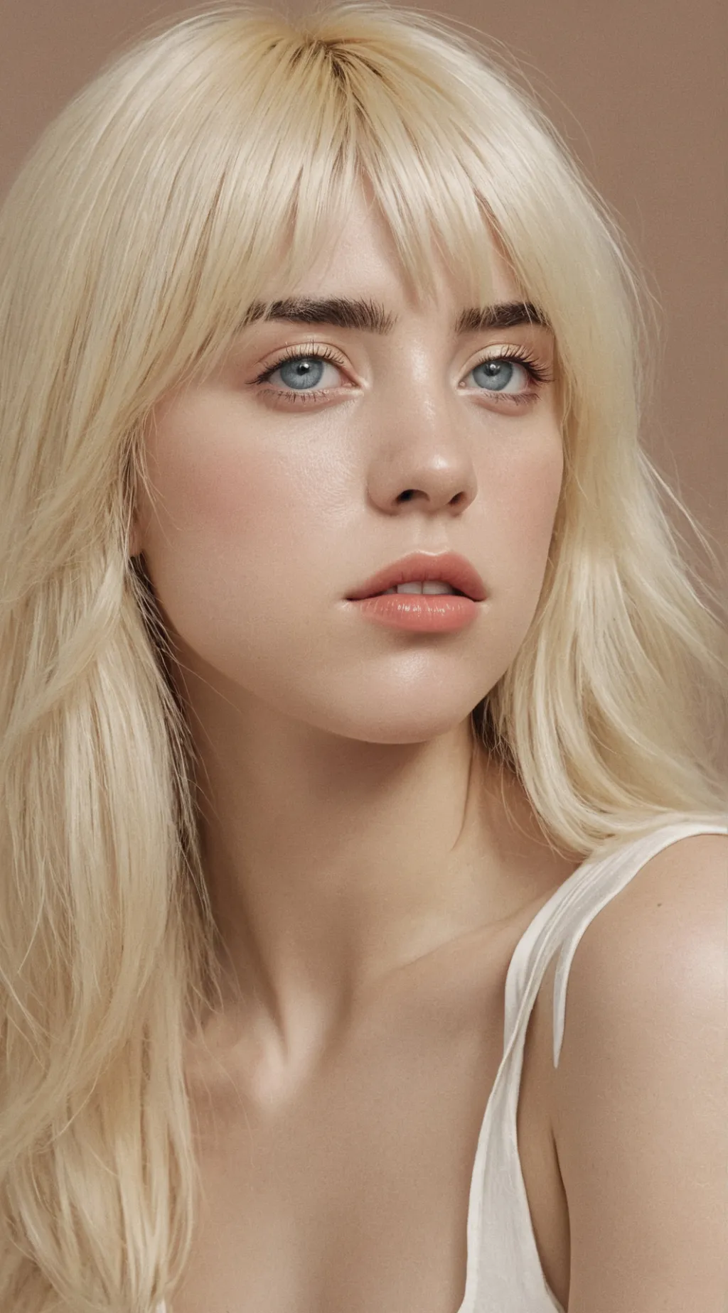 ai character: Billie eilish background