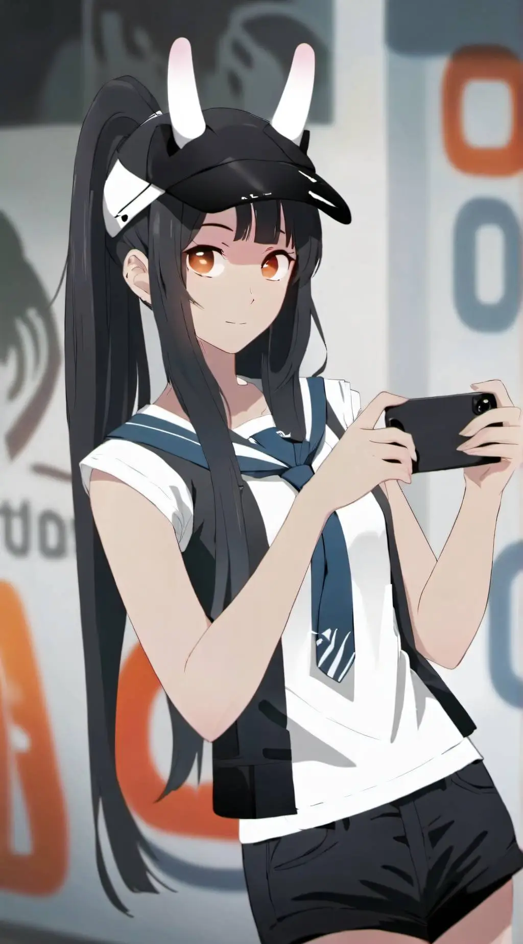 ai character: gacha story💀 background