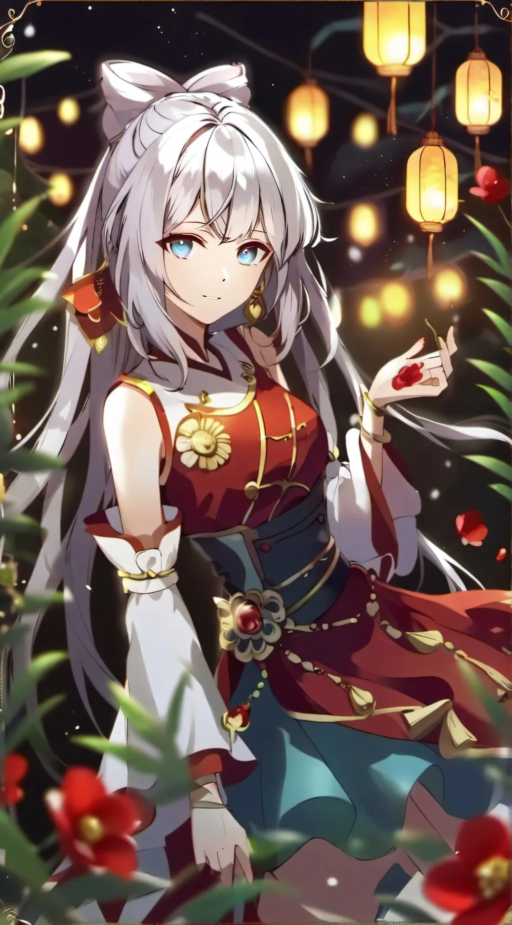 ai character: mha cospley background