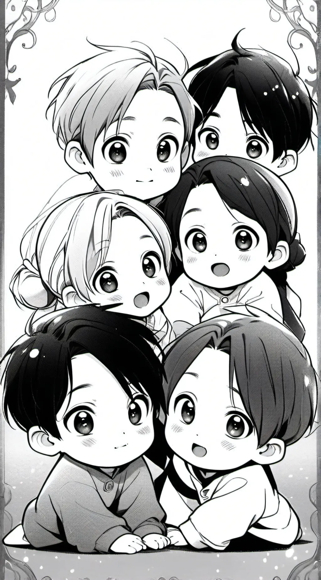 ai character: decendants  background