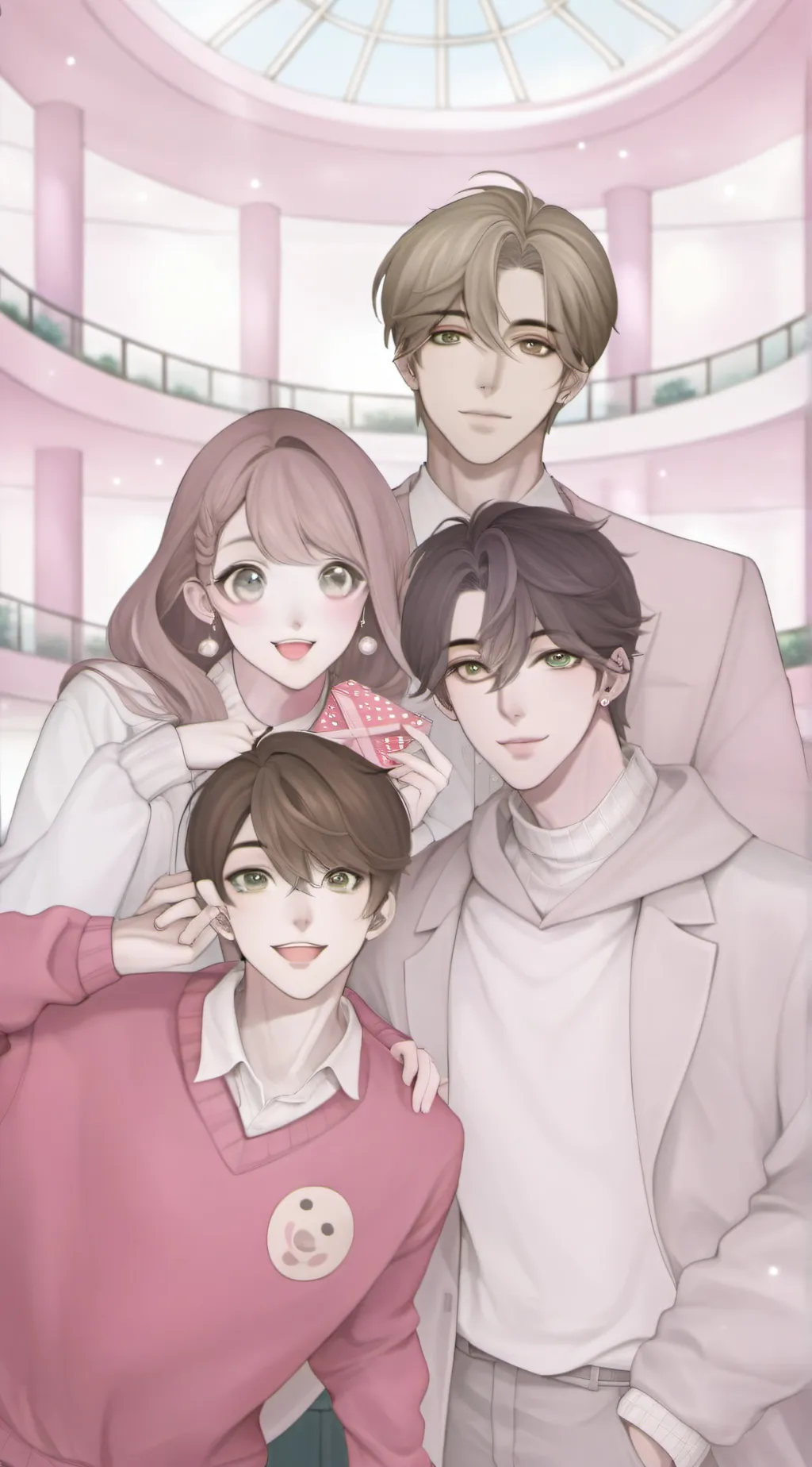 ai character: ~Shopping mall!~ background