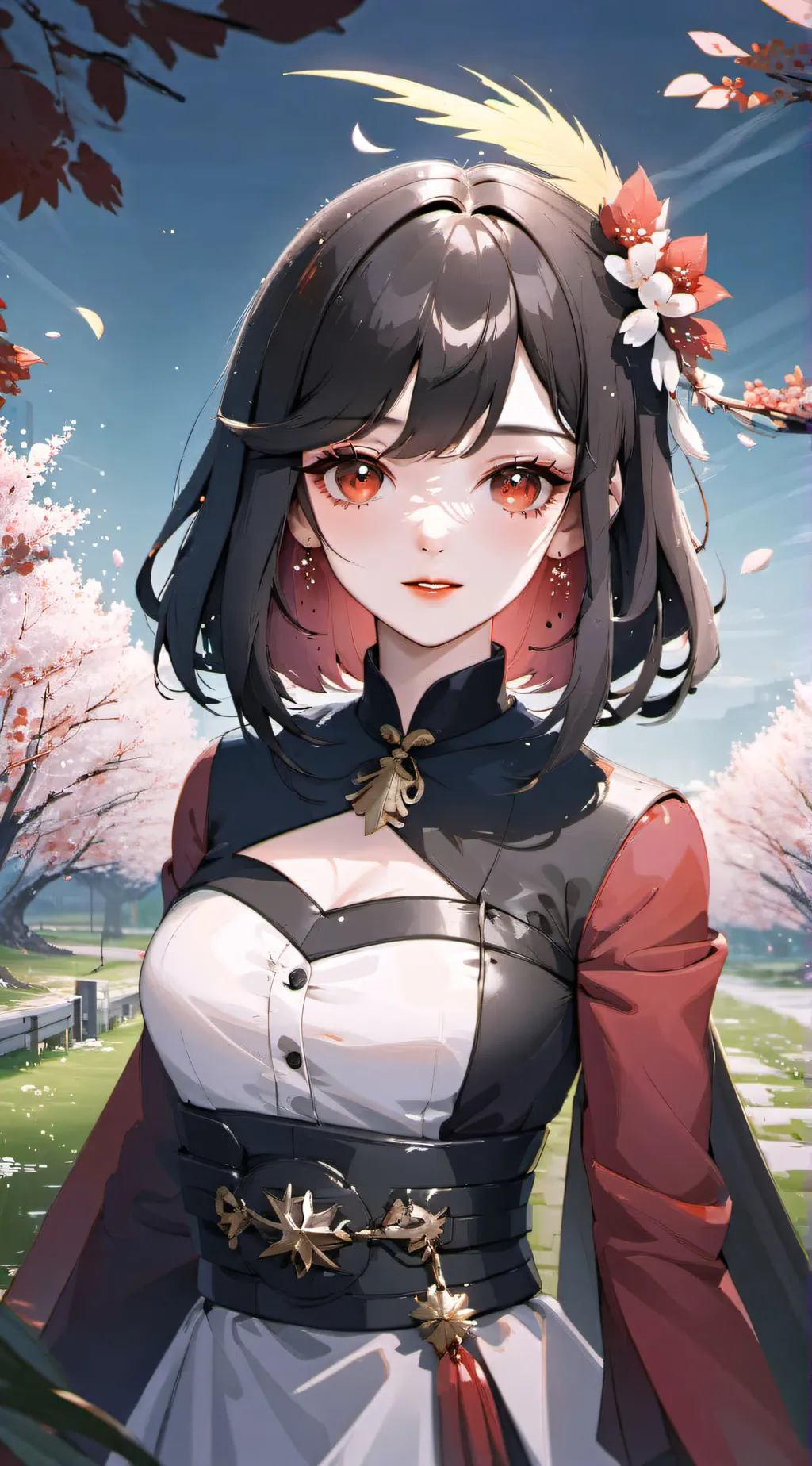 ai character: MHA CHRISTMAS!! background