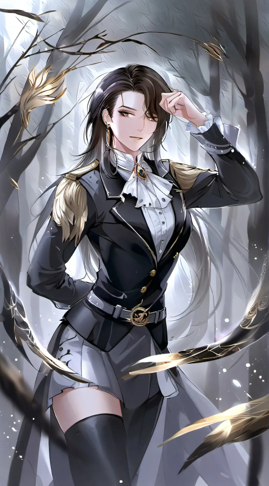 ai character: Hashira meeting background