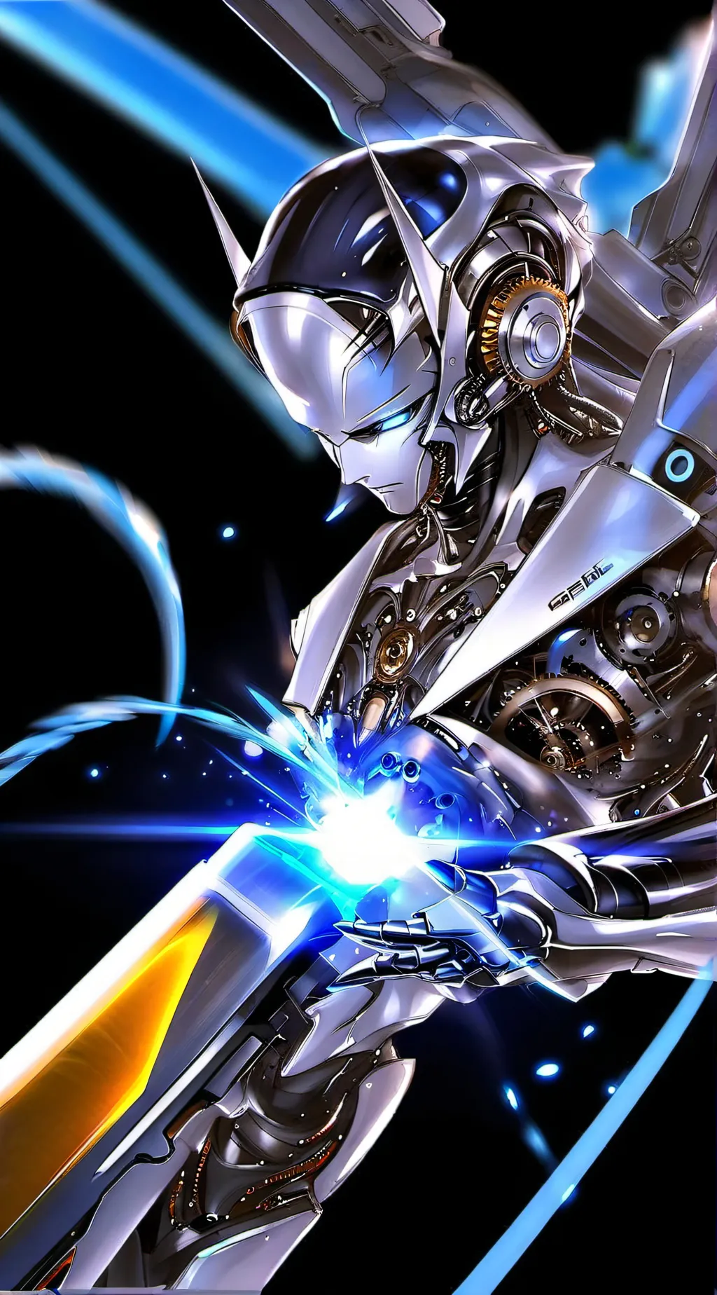 ai character: Cybernetic story background