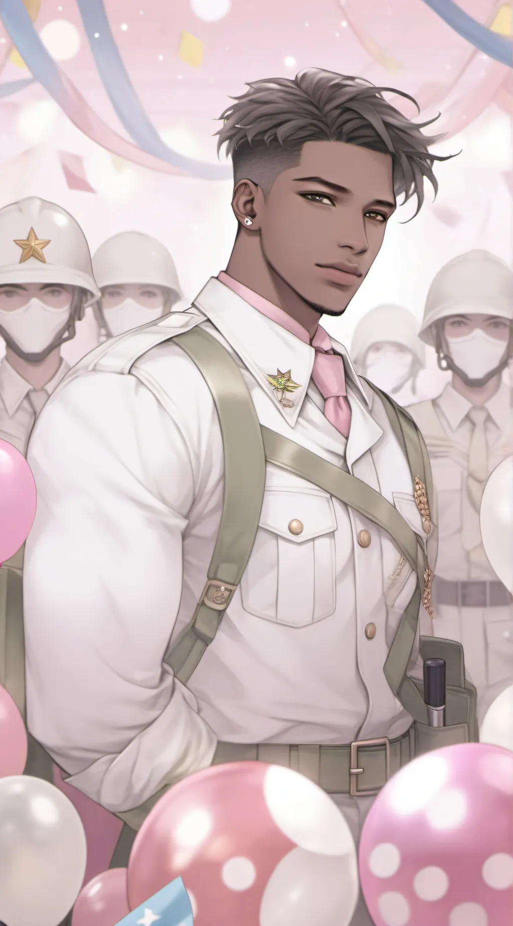 ai character: August Stone background