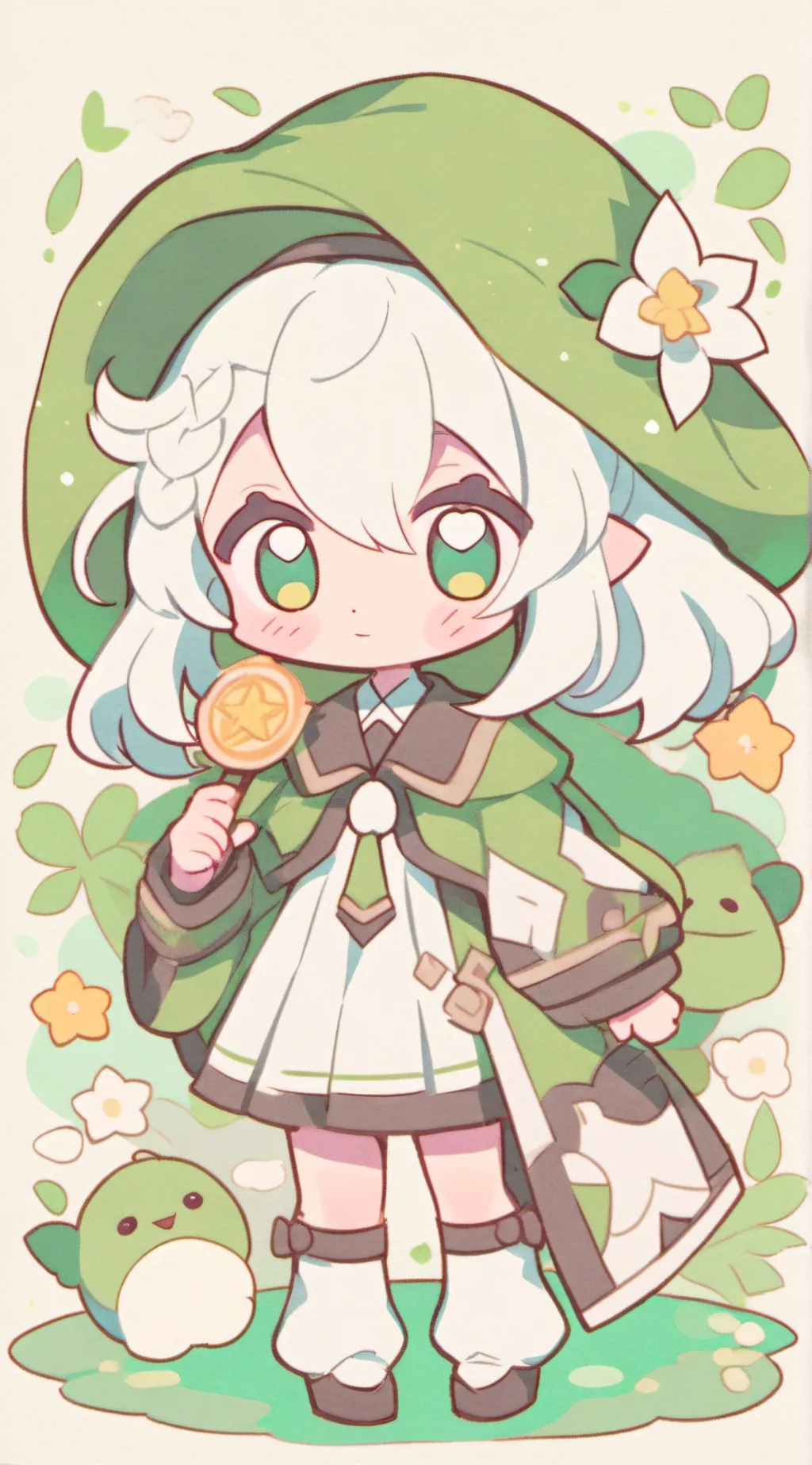 ai character: selena.   background