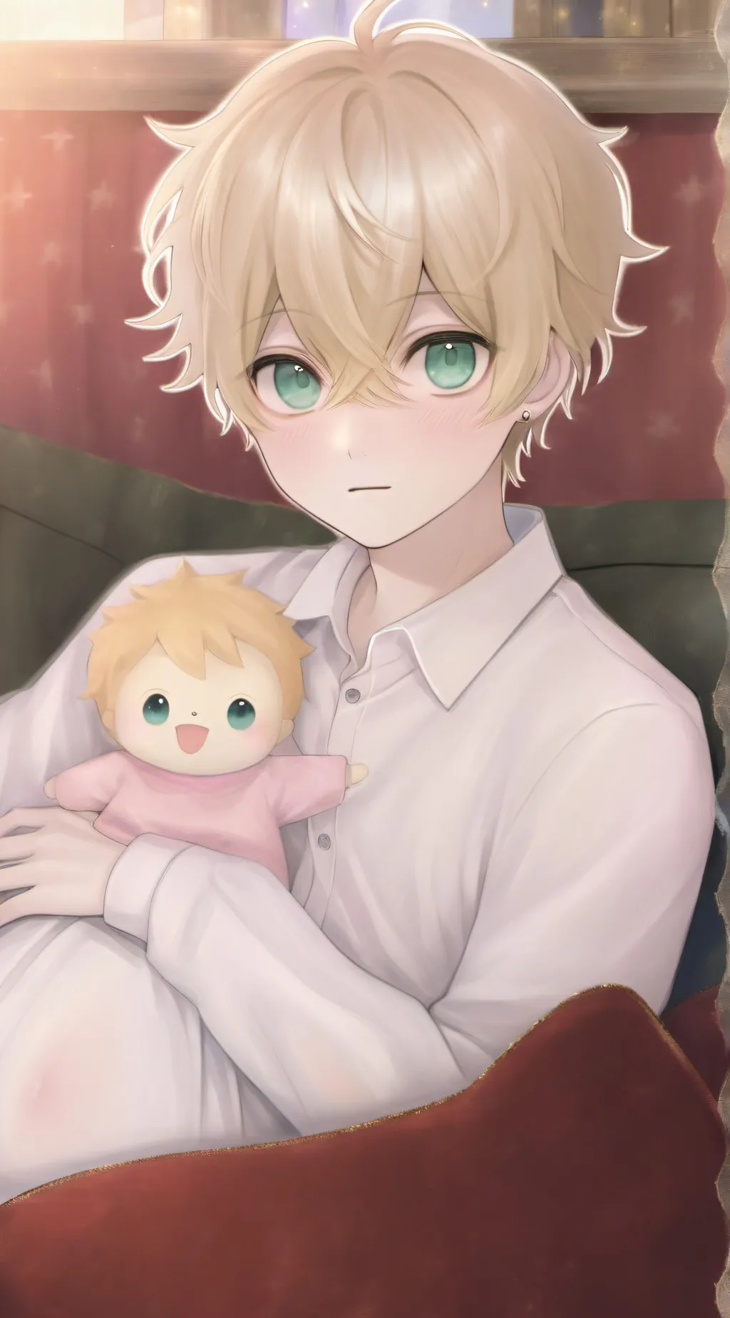 ai character: pregnant bakugo👹 background