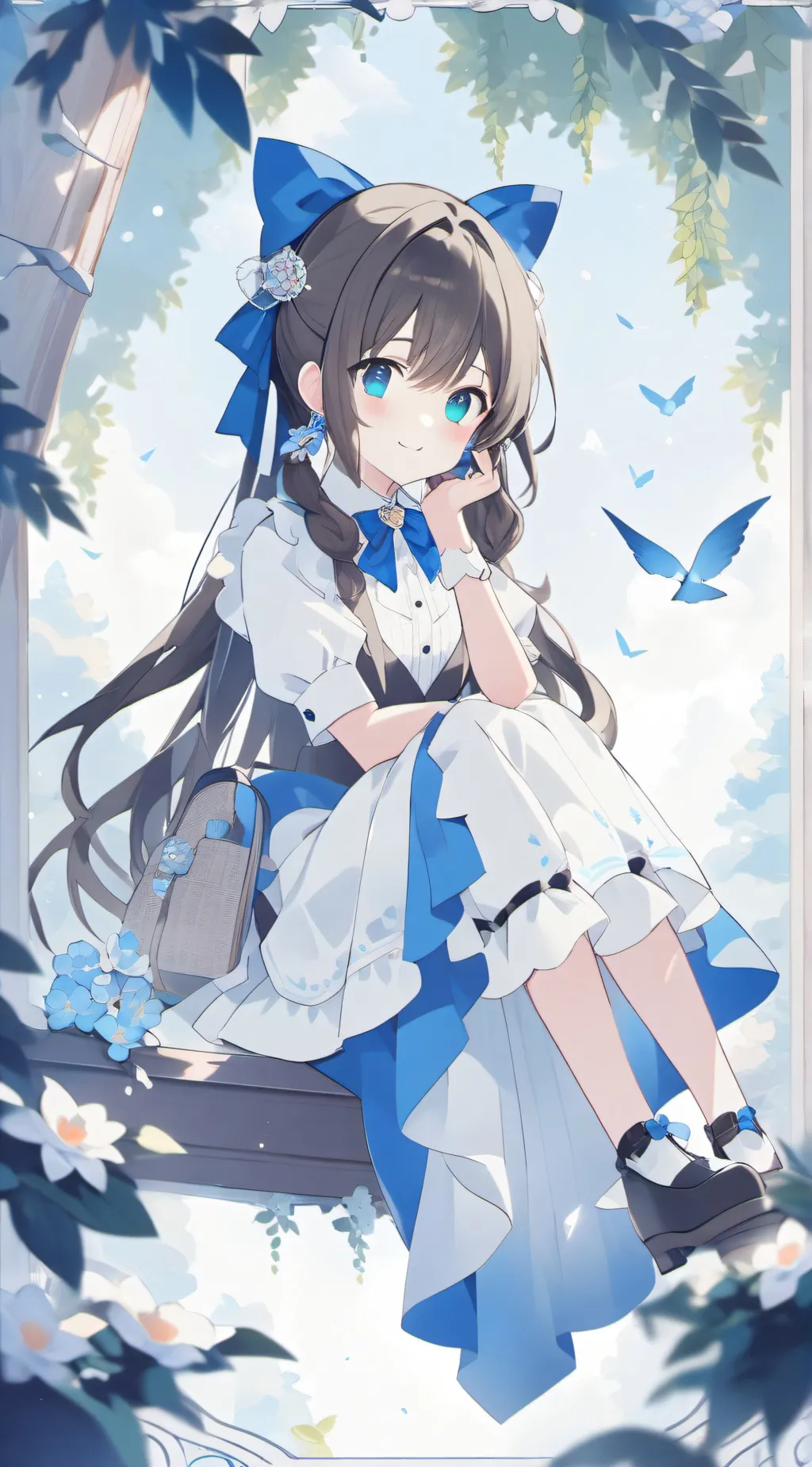 ai character: Эмиля background