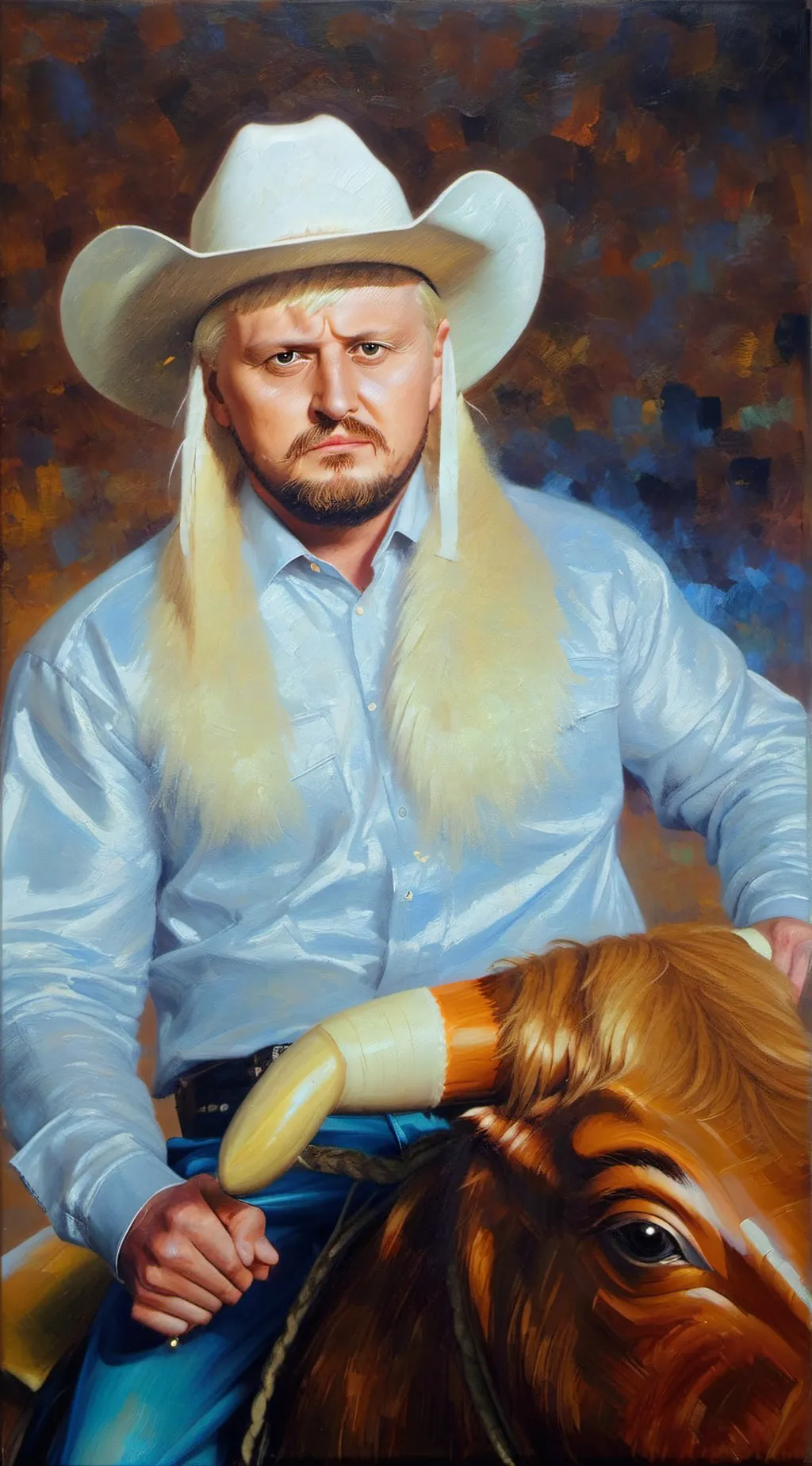 ai character: Shawney bravo  background