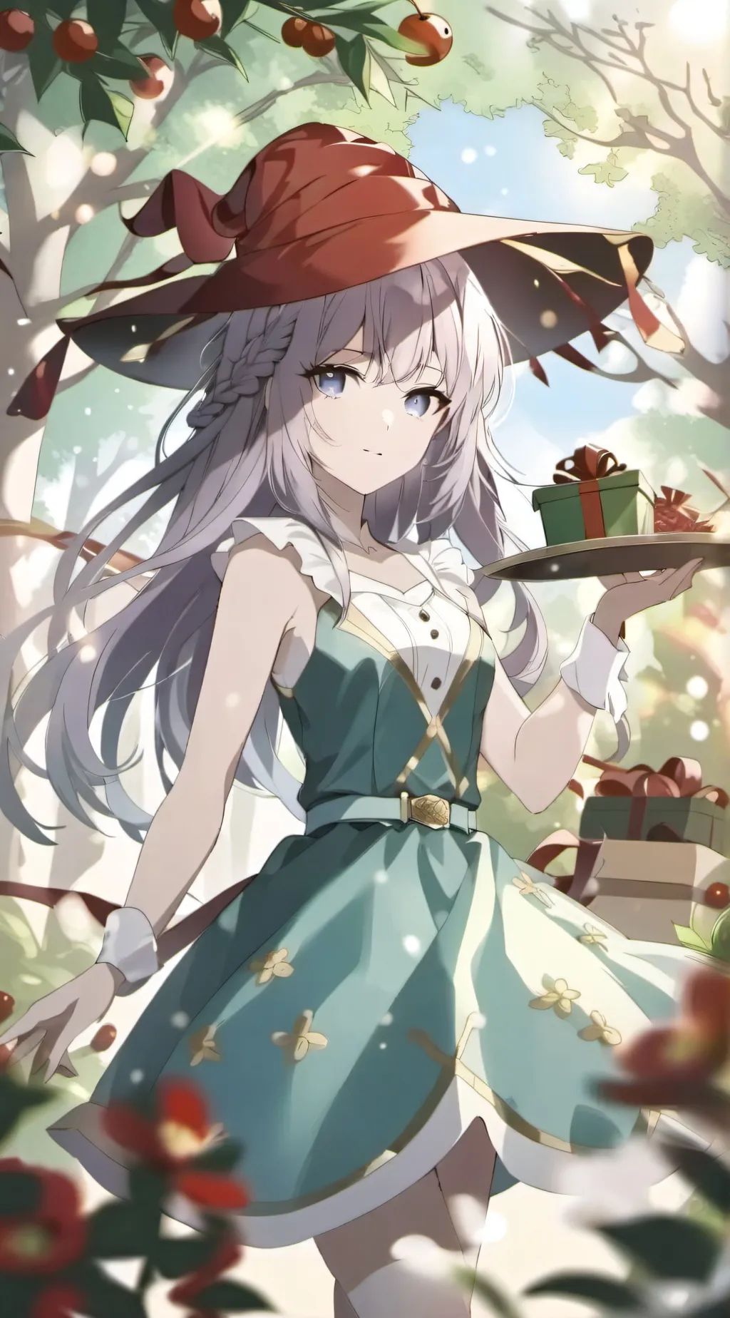 ai character: Kny Christmas! background