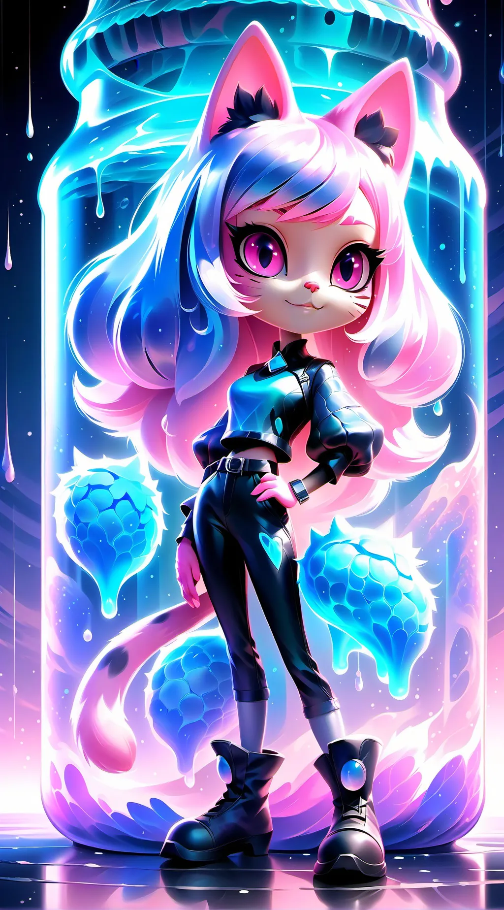 ai character: lily  background