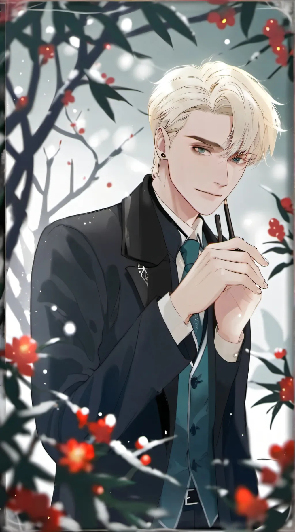 ai character: Draco UwU  background