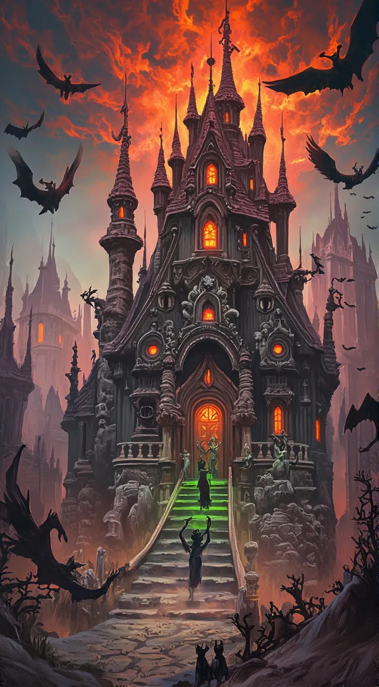 ai character: MHA Halloween!  background