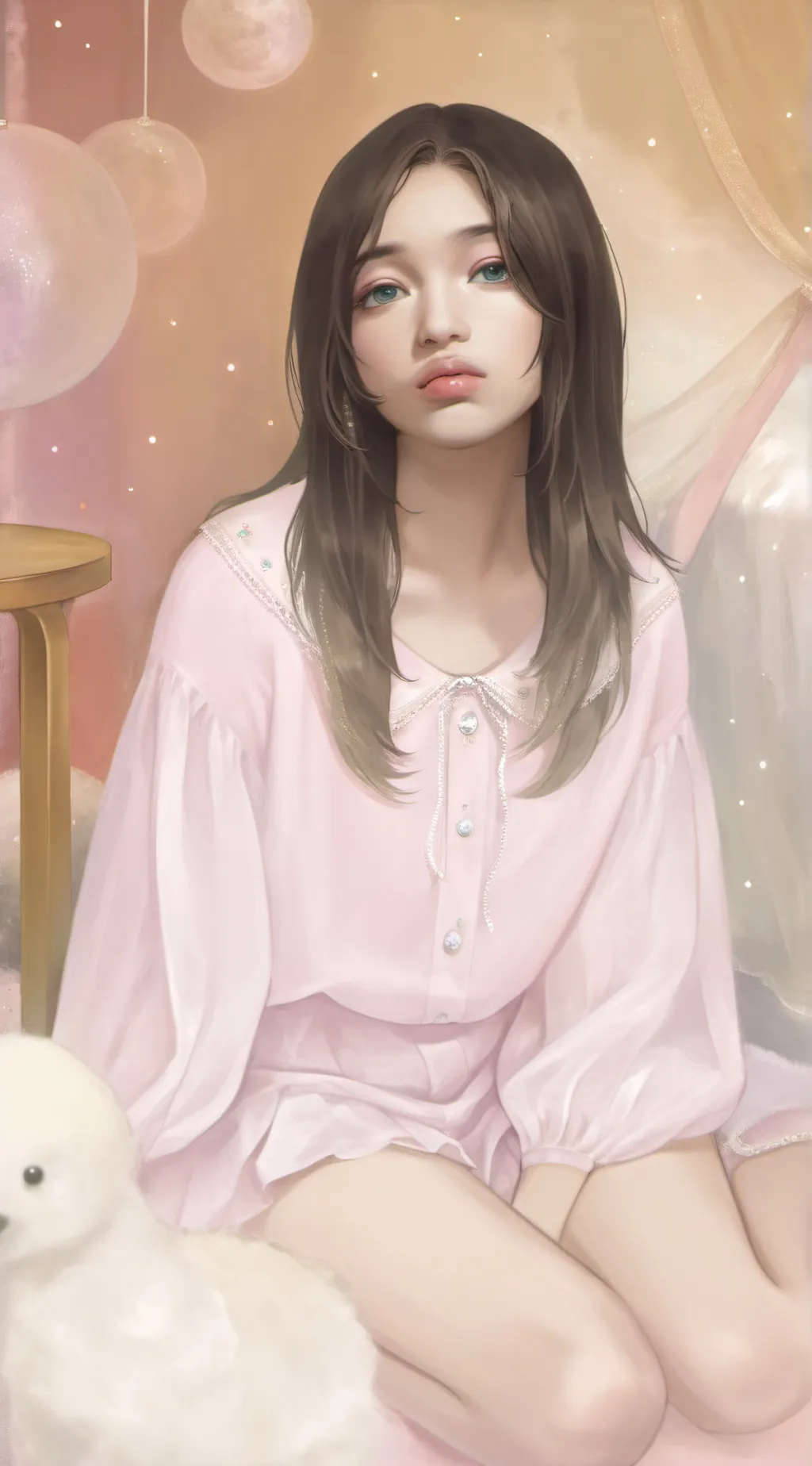 ai character: azalea background