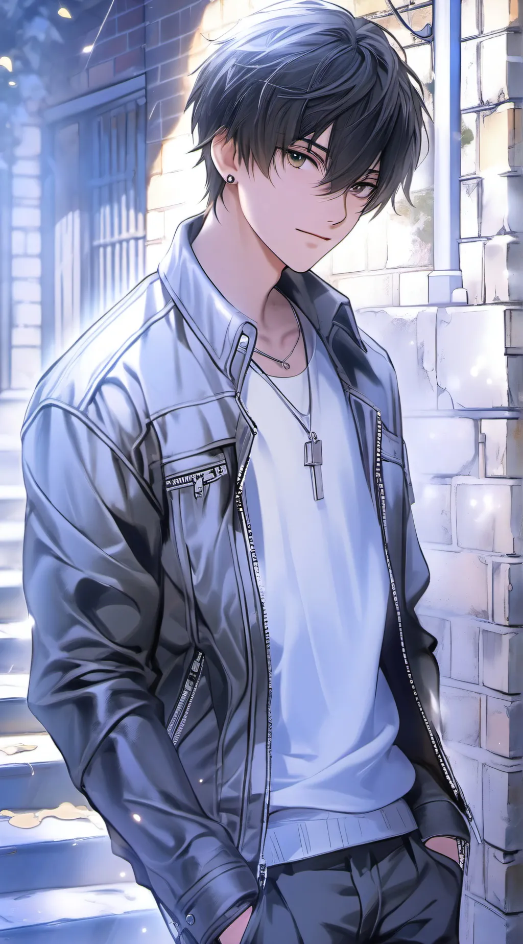 ai character: Oliver background