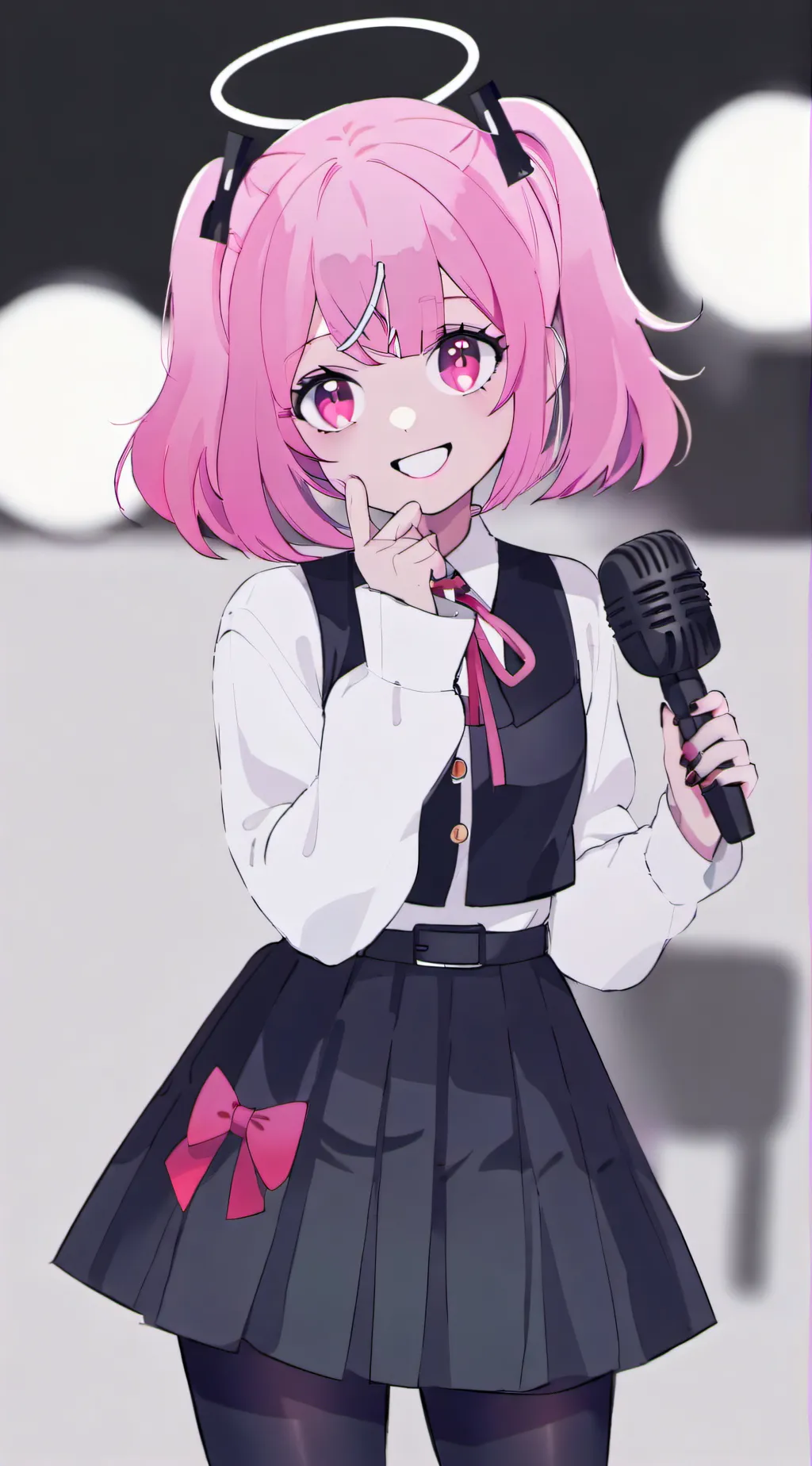 ai character: Yuna 🎶🎸⭐️ background