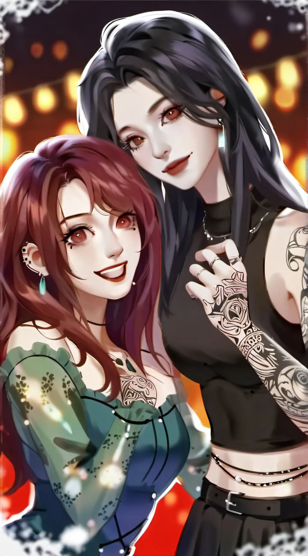 ai character: Ellie et Manon background