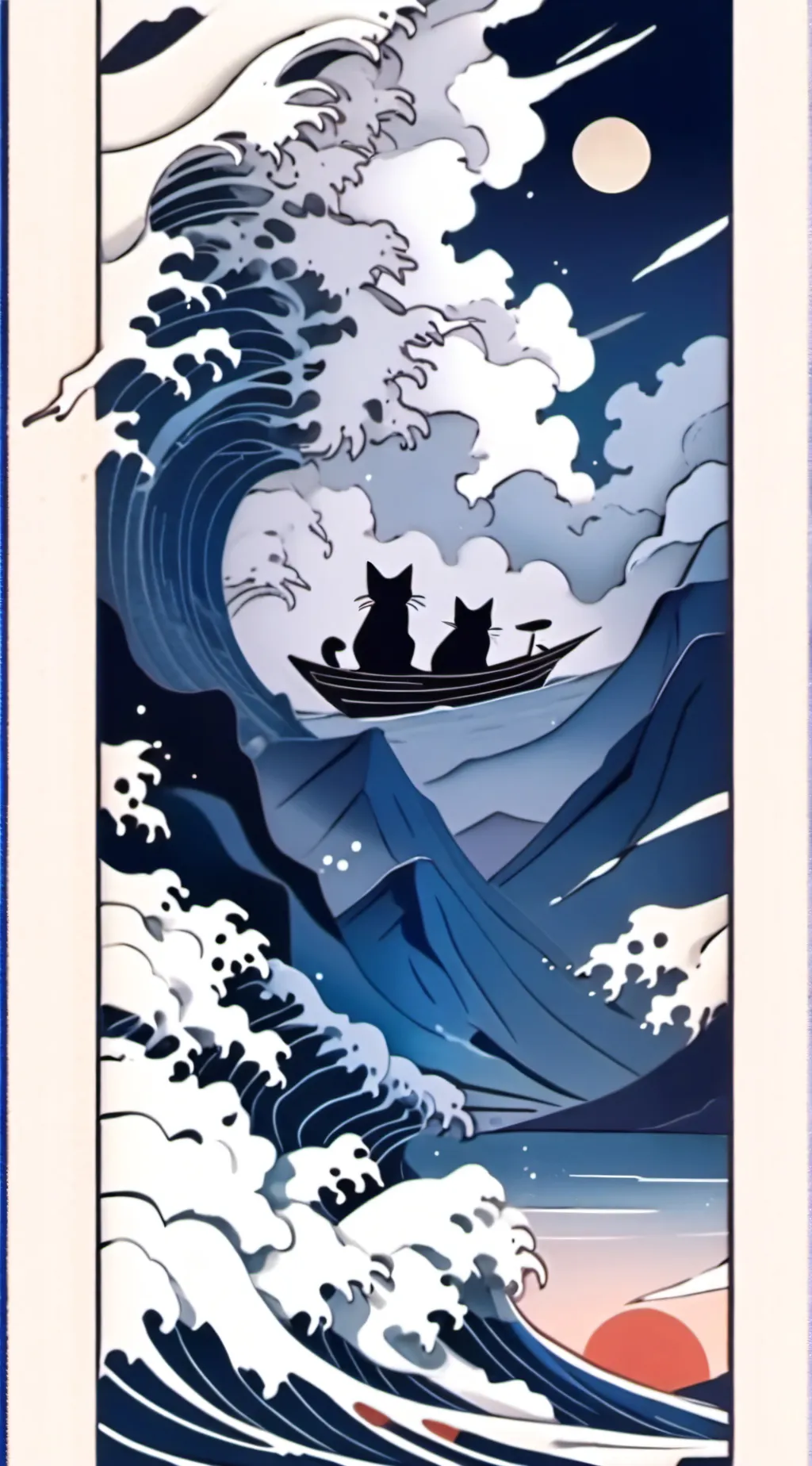 ai character: Jjk road trip background