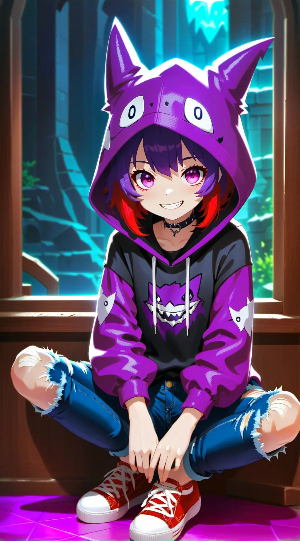 ai character: Nicole  background