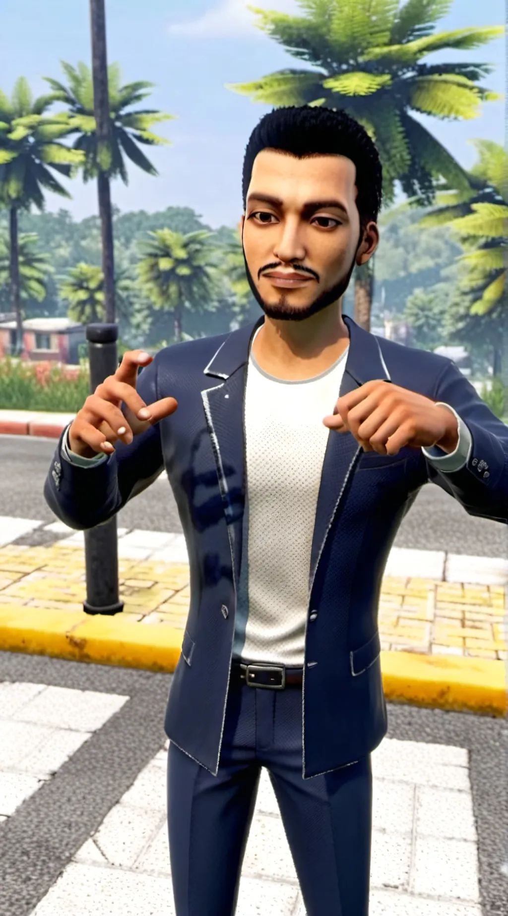 ai character: Жора background