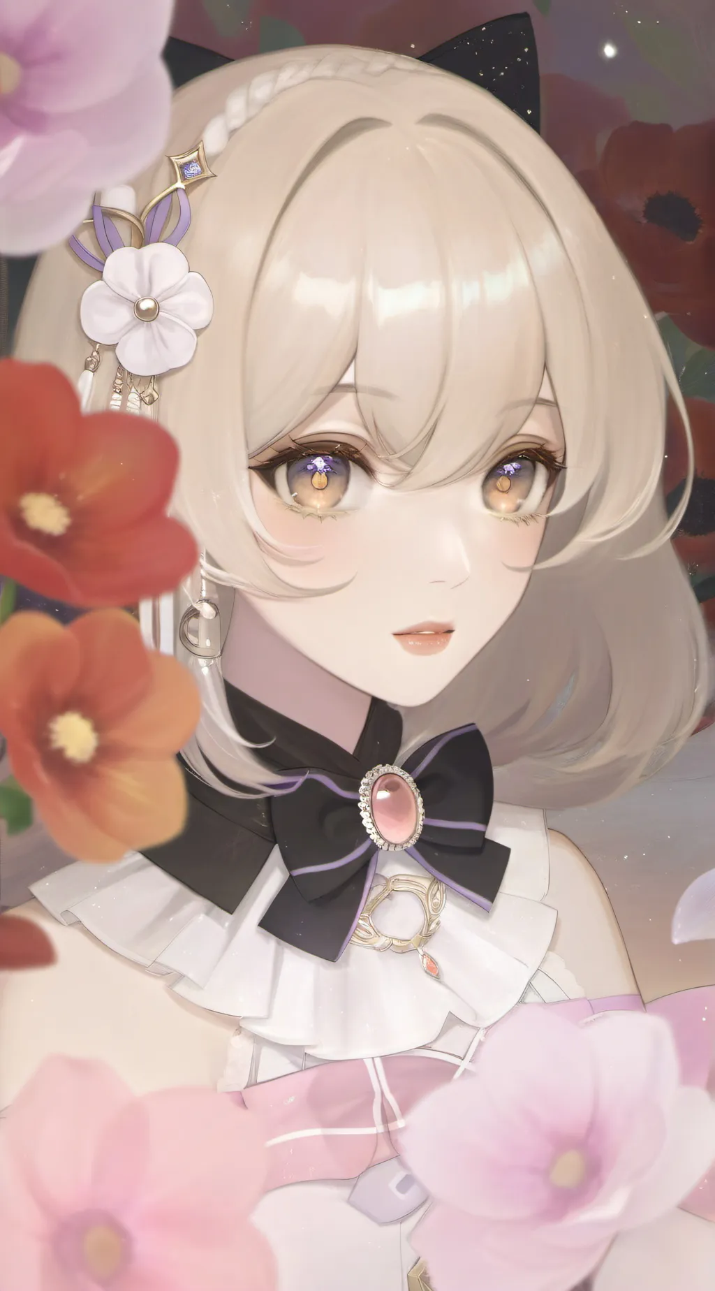 ai character: MHAXGenshin background