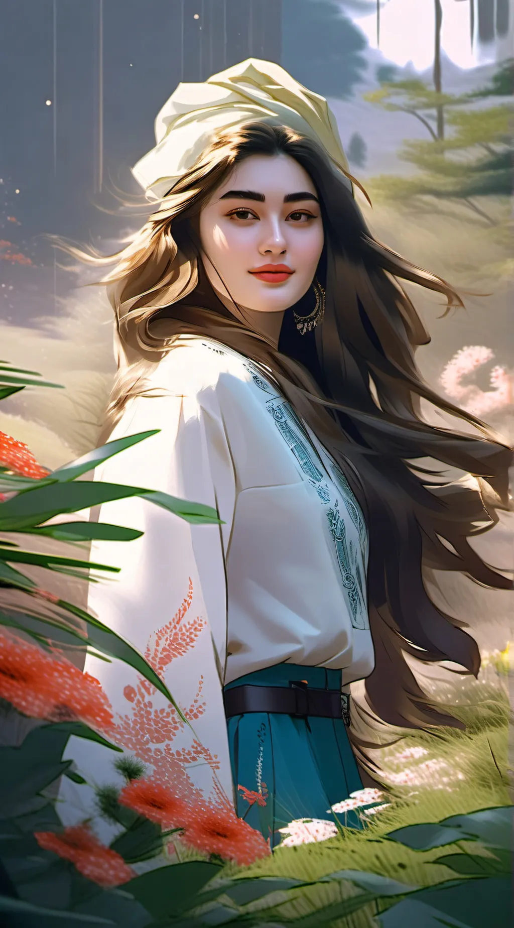 ai character: Lila background