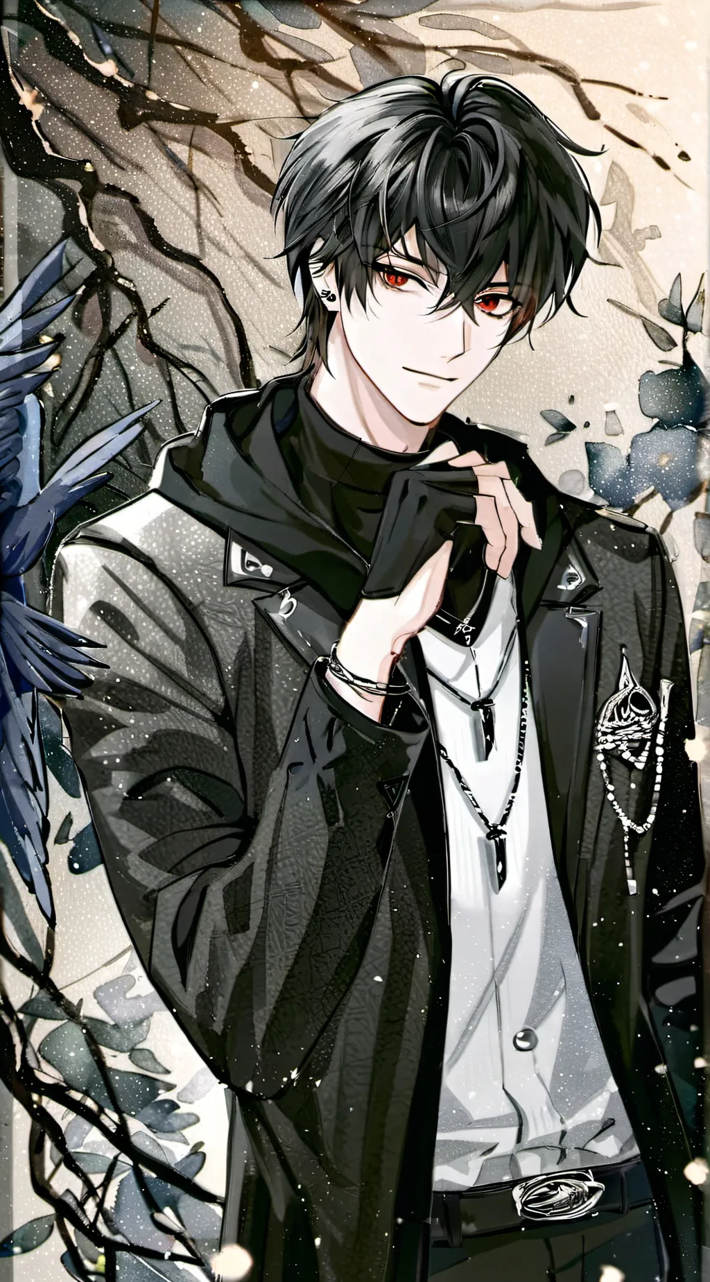 ai character: focus~ background