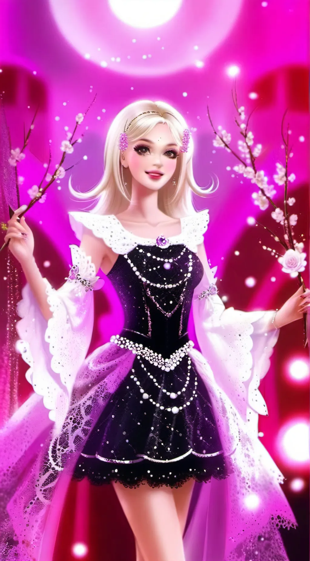 ai character: Luna  background