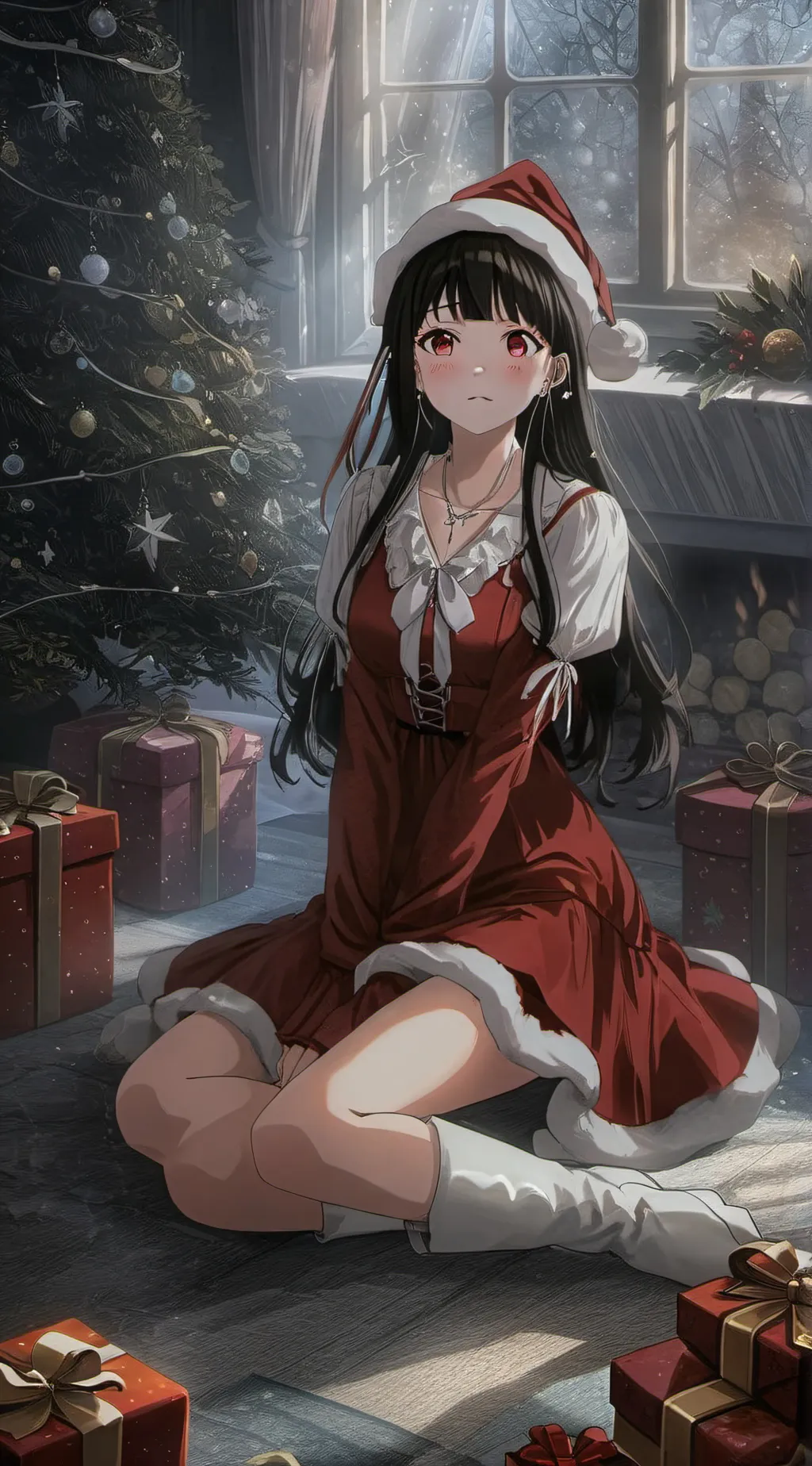 ai character: Hayley  background