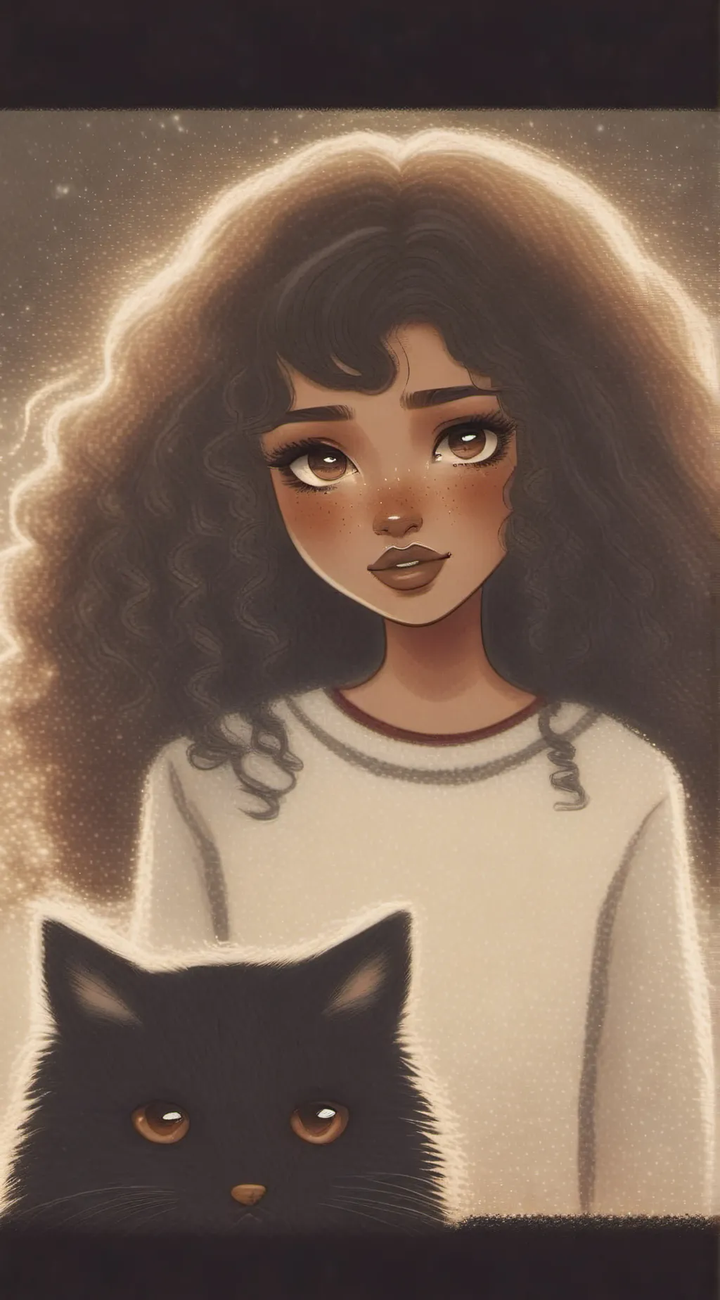 ai character: Bella  background