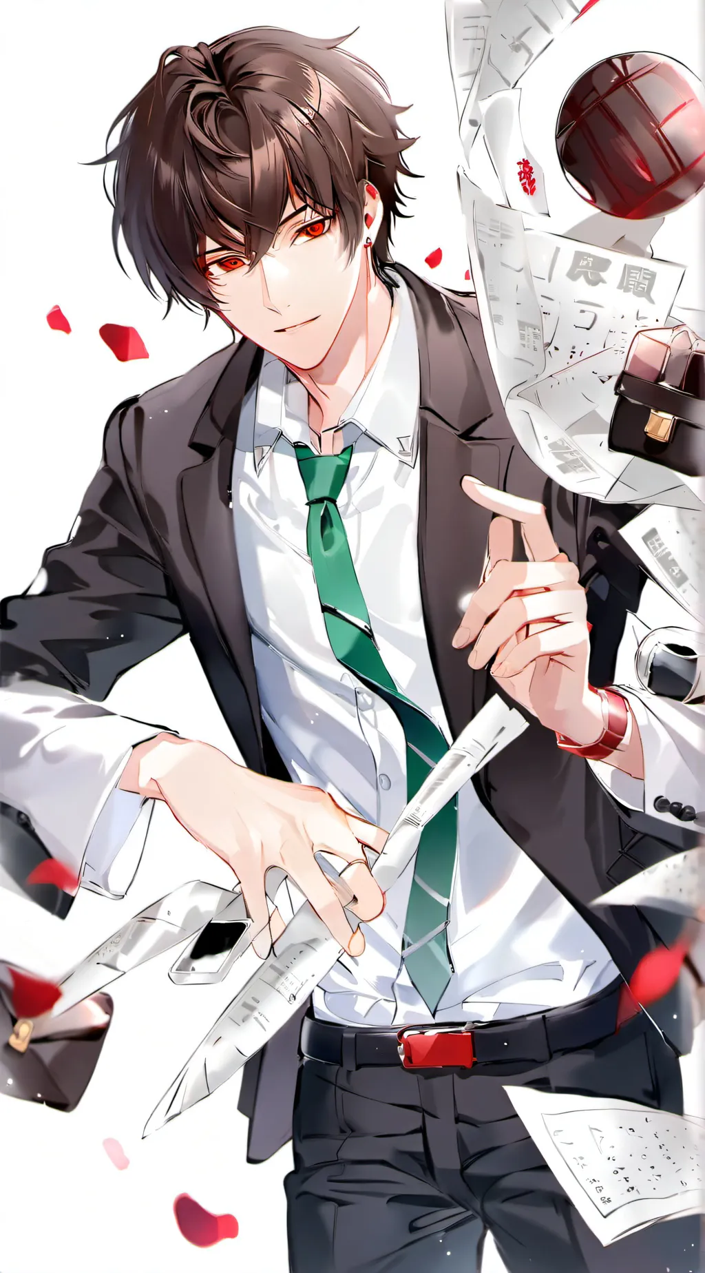 ai character: Leo ❤️ background