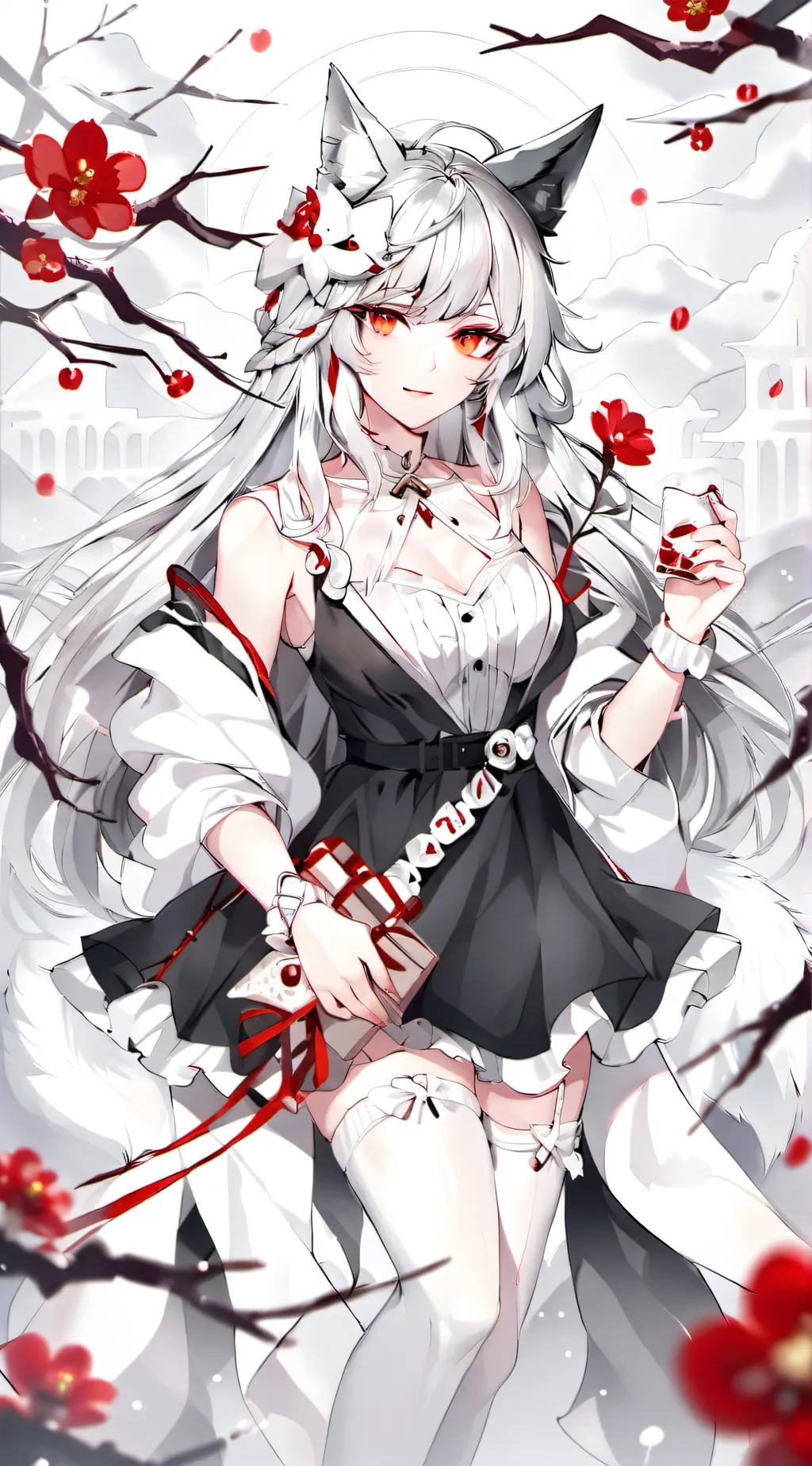 ai character: violet background