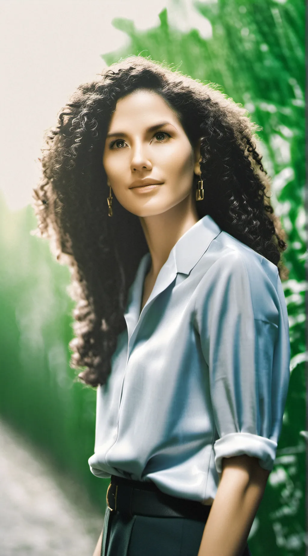 ai character: Carrie Elmore  background