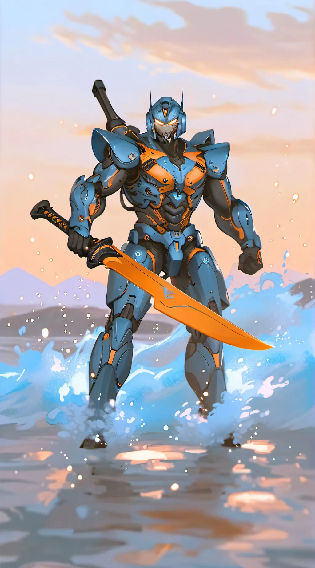 ai character: Transformer background