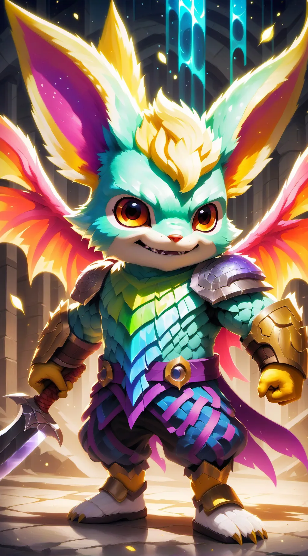 ai character: Candy￼ background