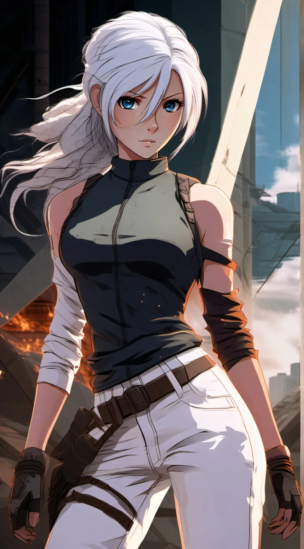 ai character: Emily Mae background