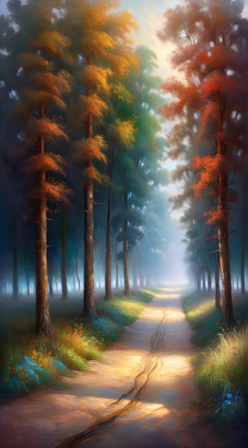 ai character: Halloween Town 🎃 background