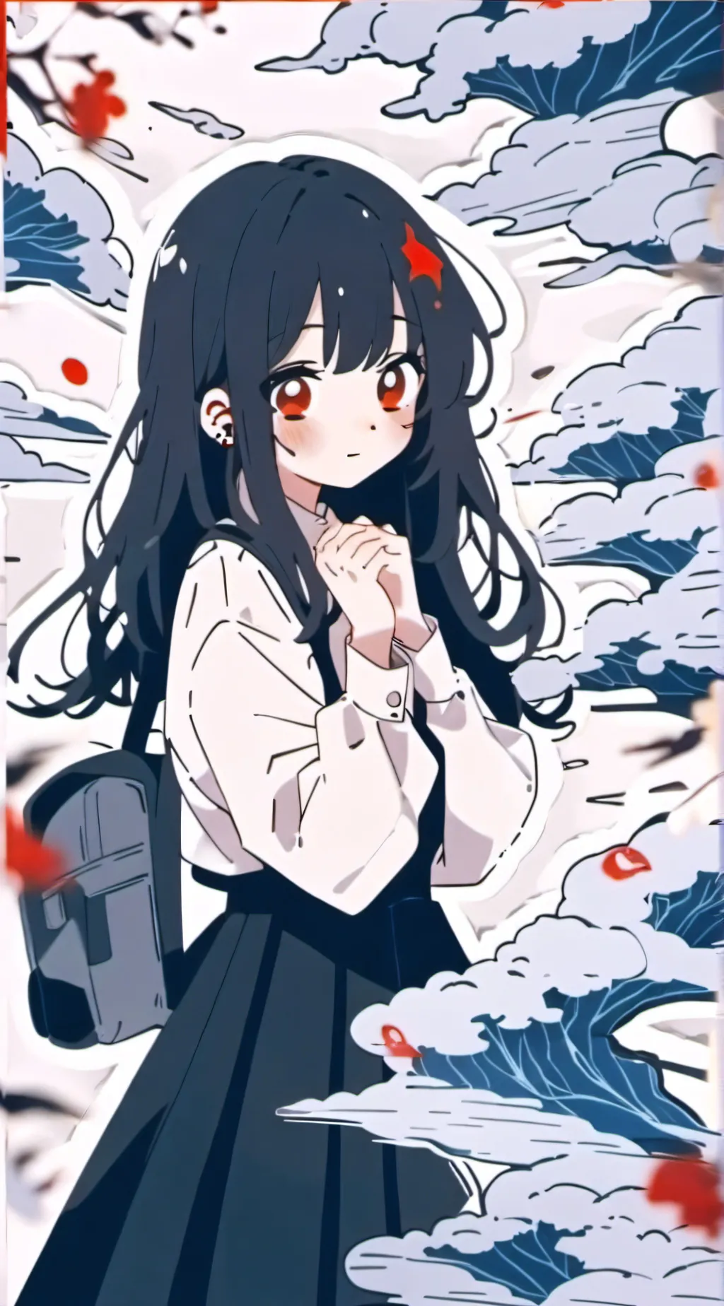 ai character: Momo x toderoki  background