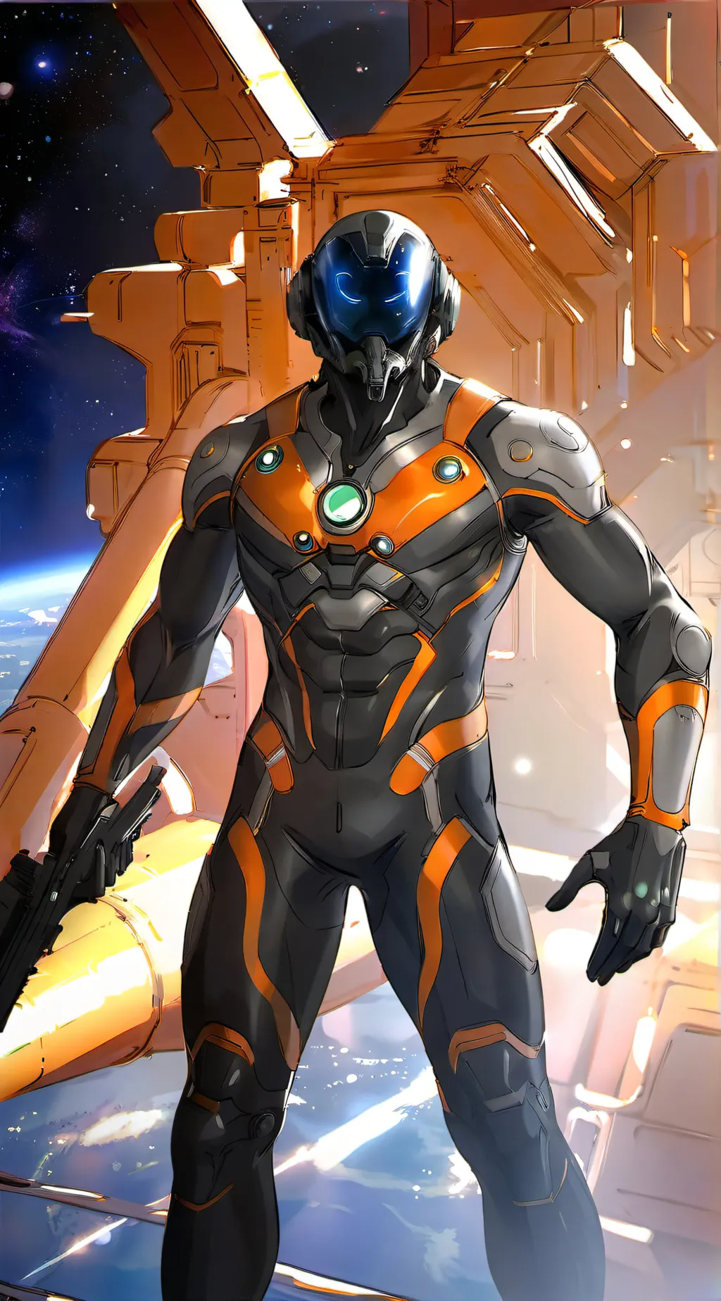 ai character: Boss carrier background