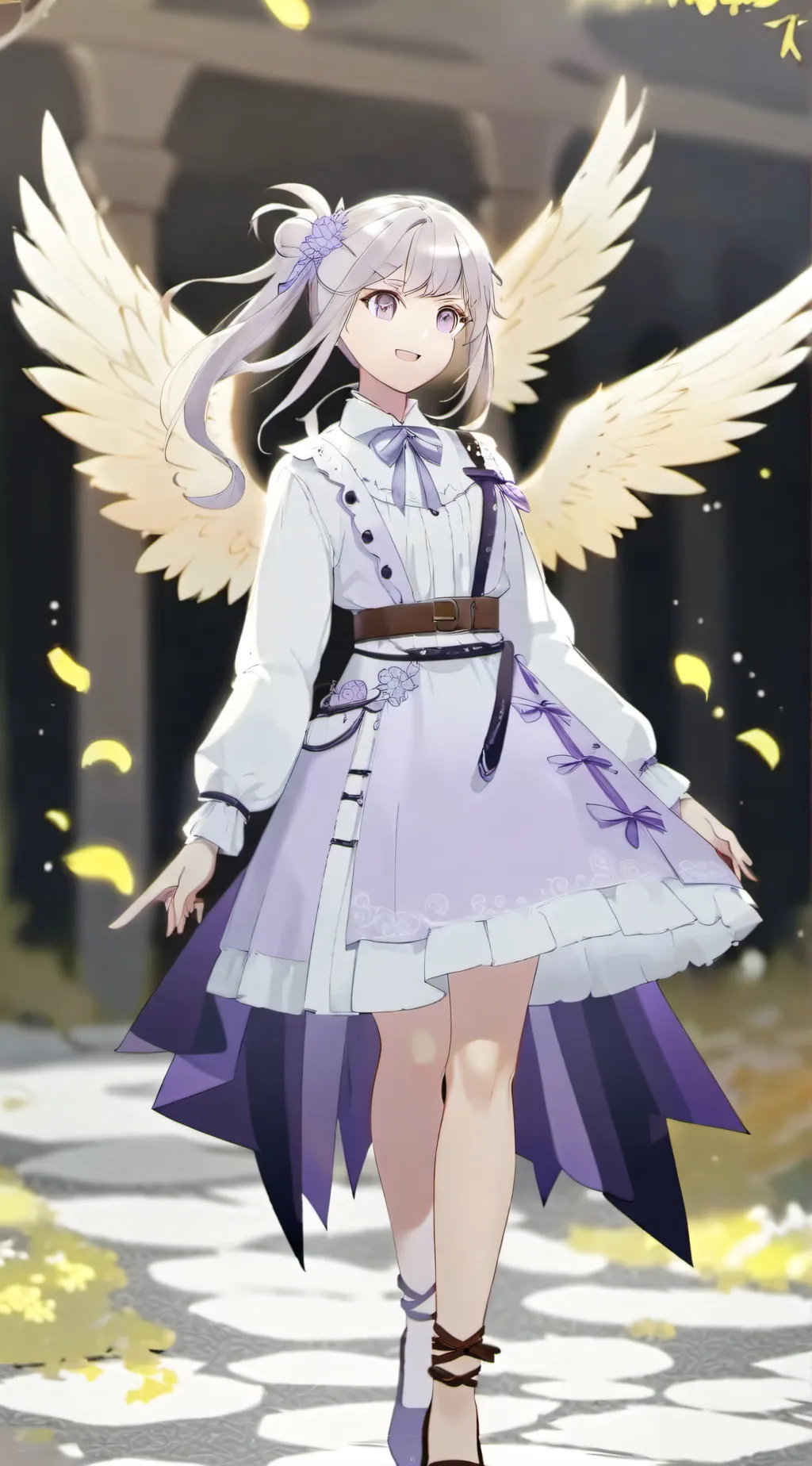 ai character: noelle silva  background