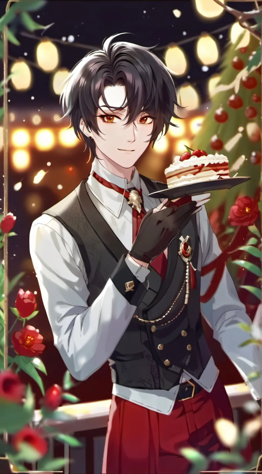 ai character: прислуга background