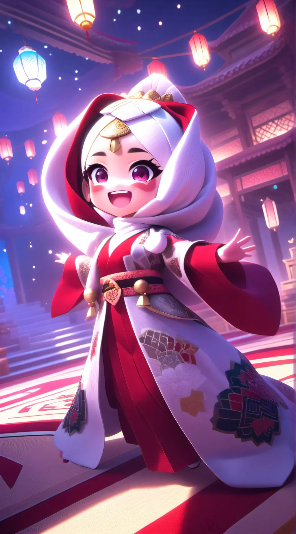 ai character: shizu mizu background