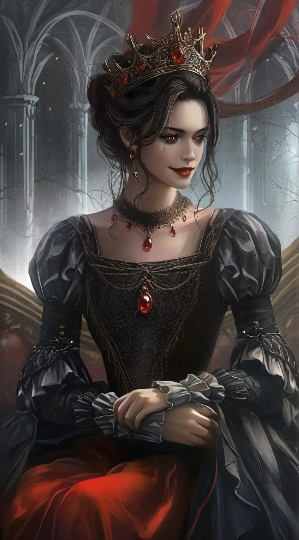 ai character: ♤Queen Puna♤ background