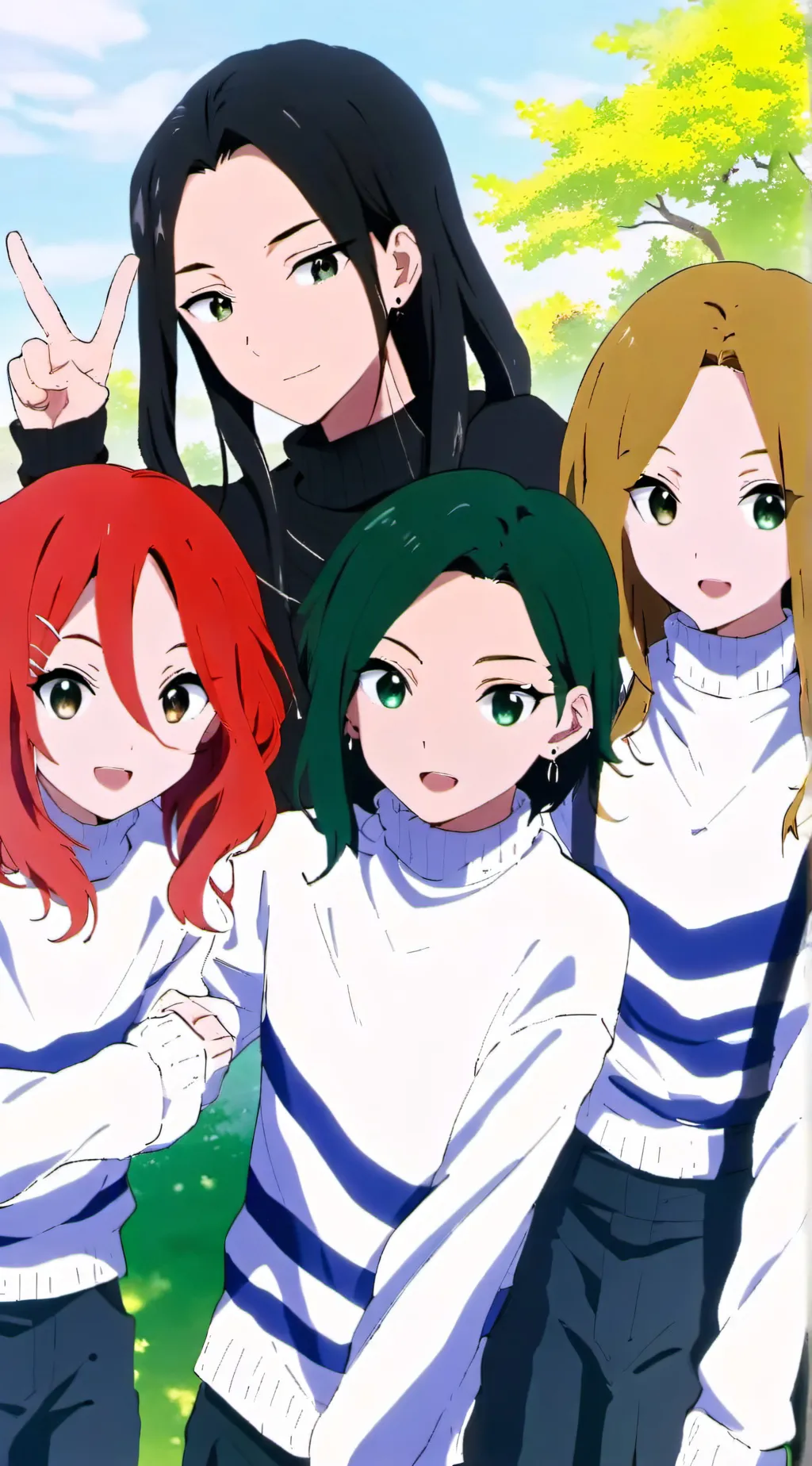 ai character: Girlfriends!  background