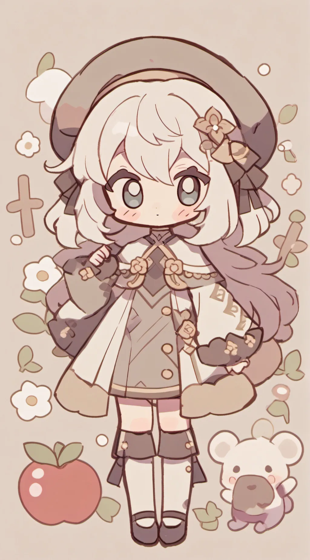 ai character: lilou  background