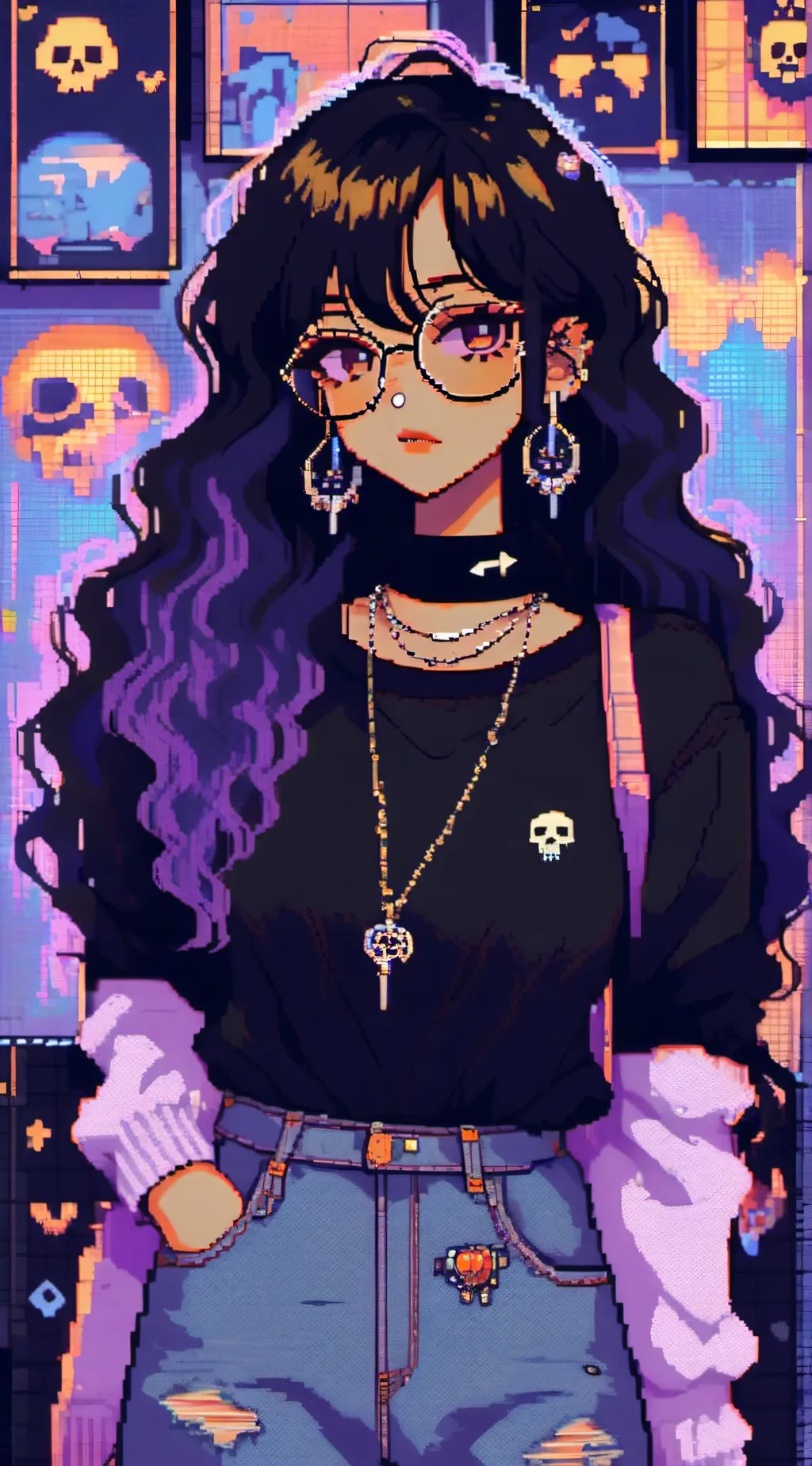 ai character: TPN sleepover!!!!✨ background