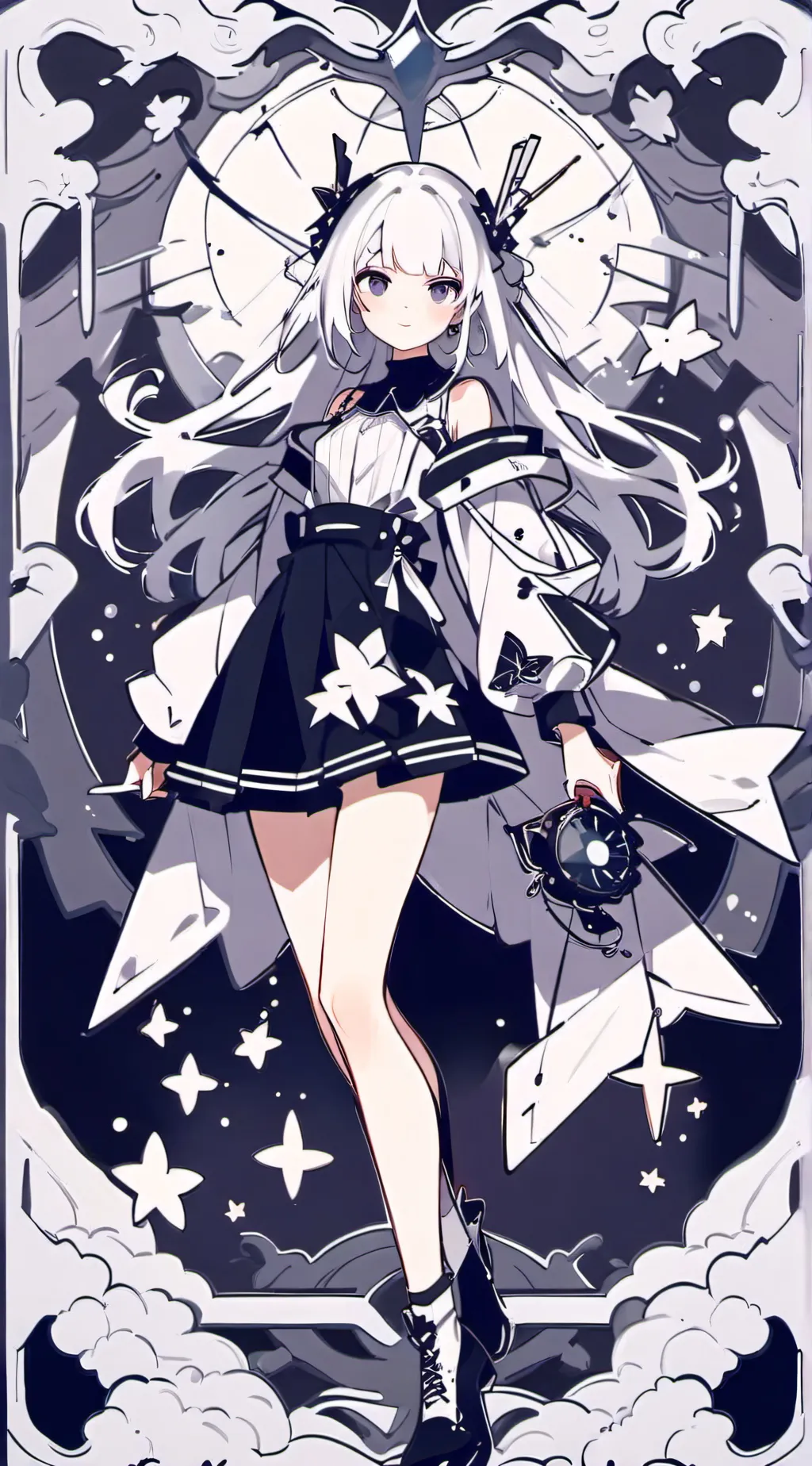 ai character: princesa demonio😈👻 background