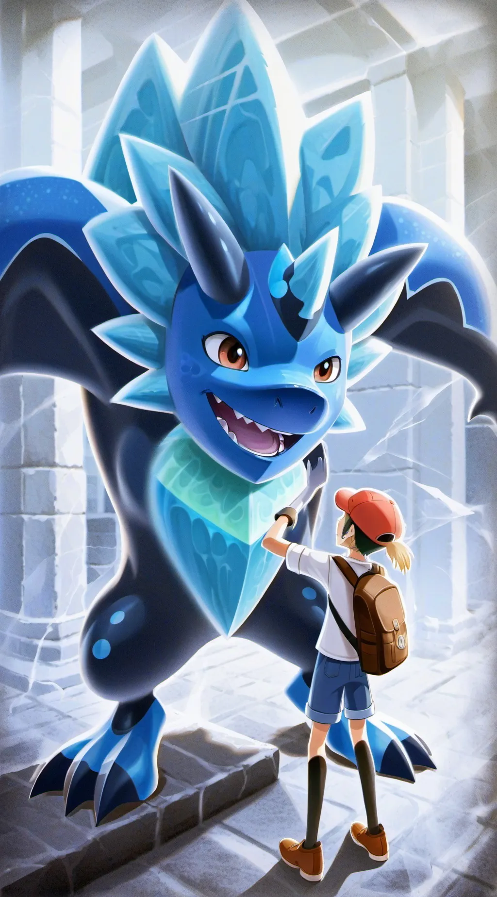 ai character: Pokémon school background